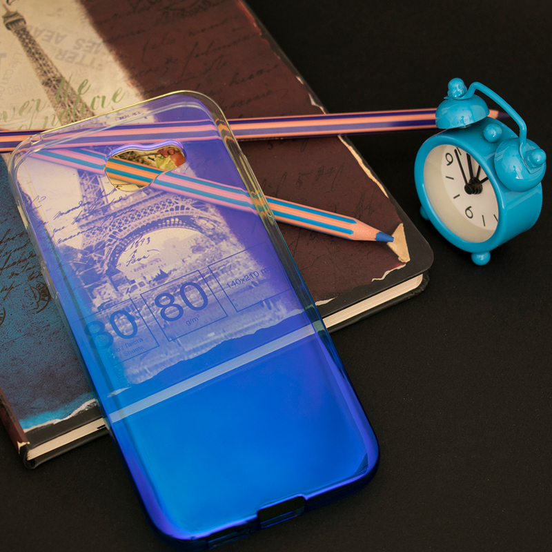 Husa Samsung Galaxy A5 2017 A520 Silicon Flexibil – BlueRay Albastru Perlat