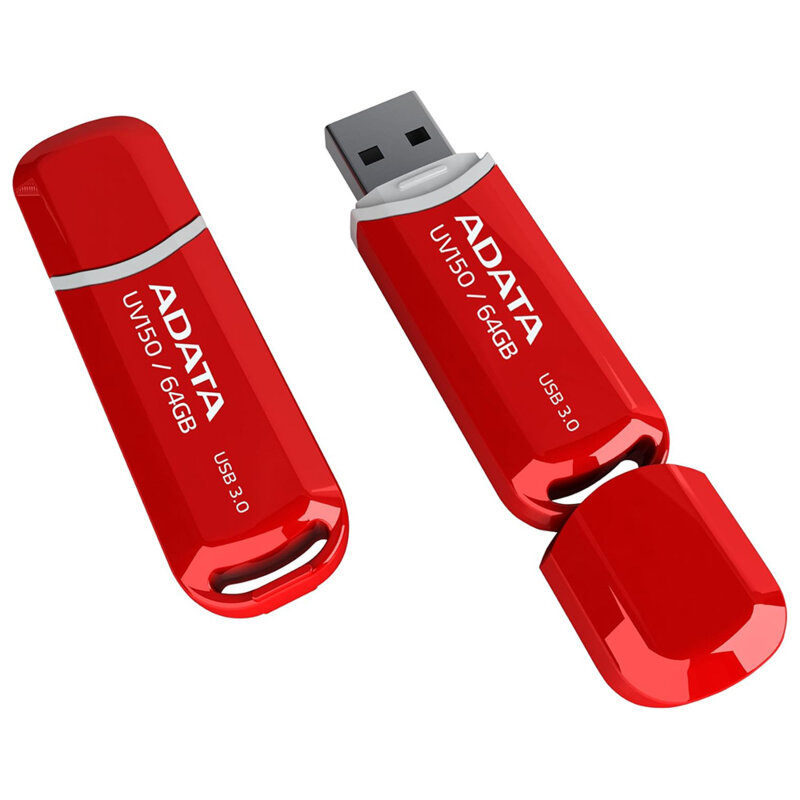Memorie externa 64GB Adata, USB 3.2, AUV150-64G-RRD, rosu