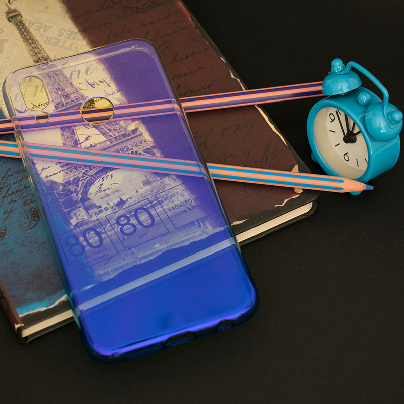Husa Huawei P20 Lite Silicon Flexibil – BlueRay Albastru Perlat