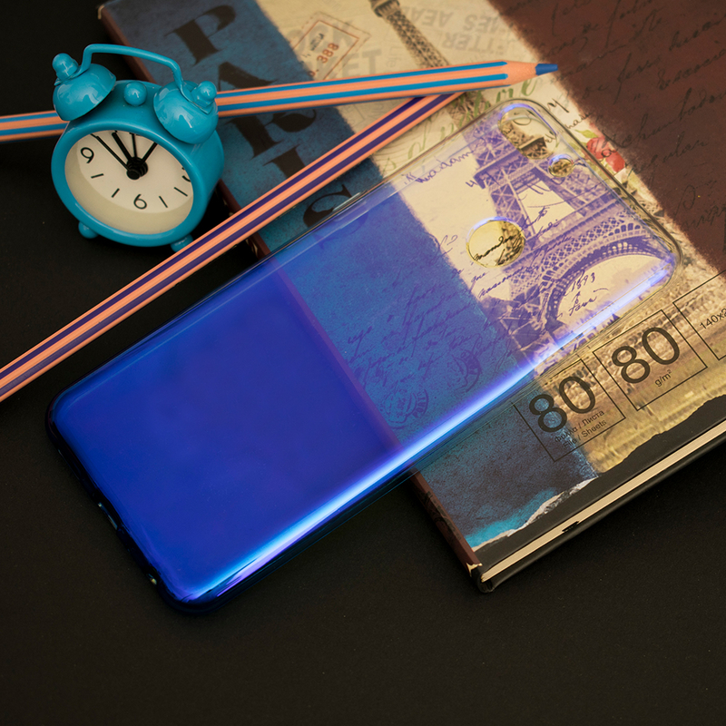 Husa Huawei P Smart Silicon Flexibil – BlueRay Albastru Perlat