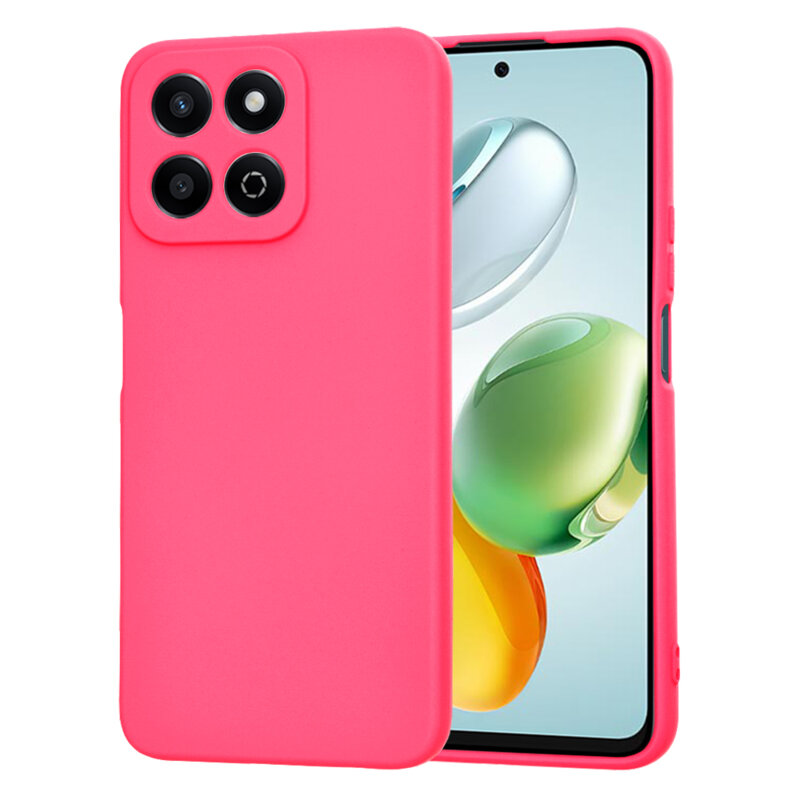 Husa silicon Honor 200 Smart Techsuit SoftFlex, fucsia