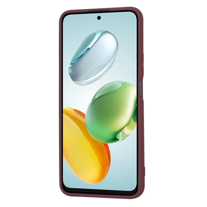 Husa silicon Honor 200 Smart Techsuit SoftFlex, bordo