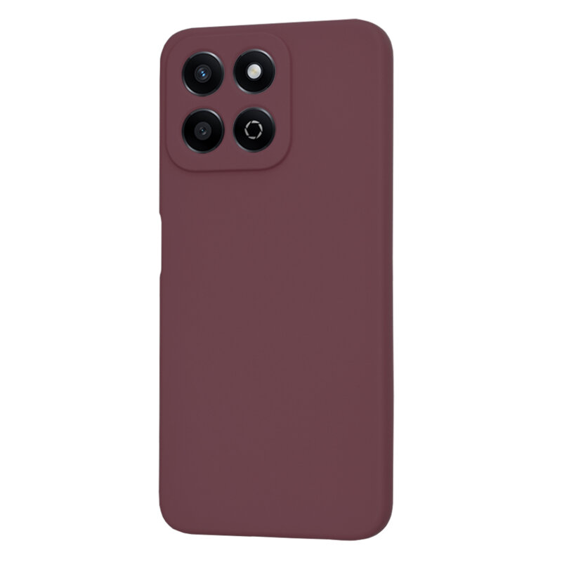 Husa silicon Honor 200 Smart Techsuit SoftFlex, bordo