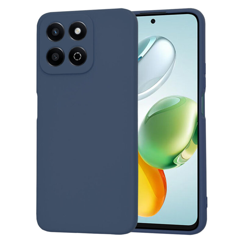 Husa silicon Honor 200 Smart Techsuit SoftFlex, bleumarin