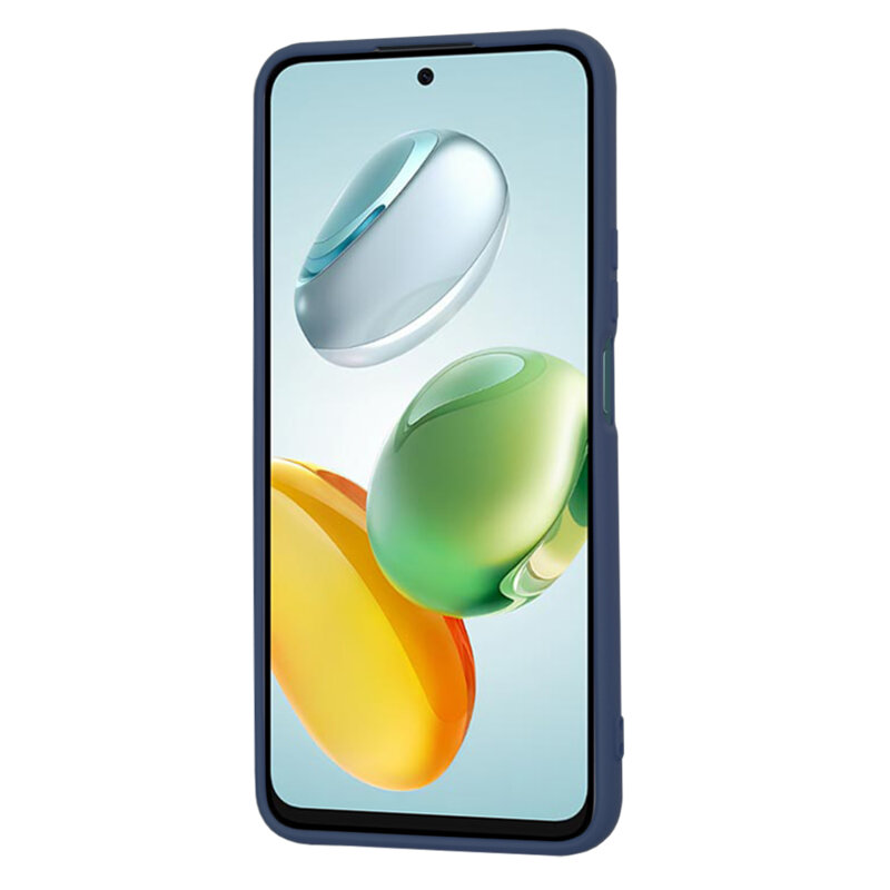 Husa silicon Honor 200 Smart Techsuit SoftFlex, bleumarin