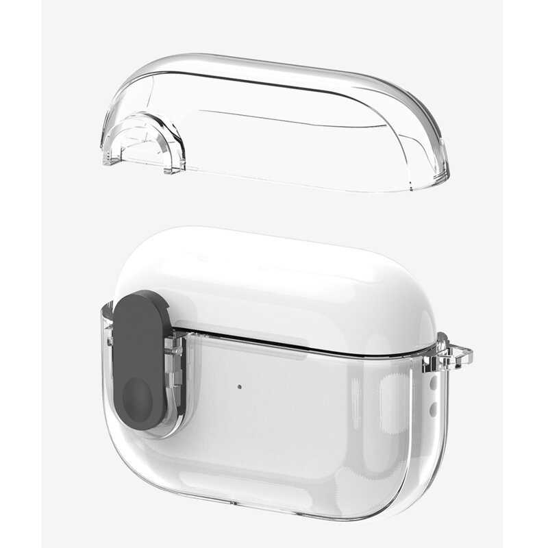 Husa Apple AirPods 4 Dux Ducis PECL Series, roz