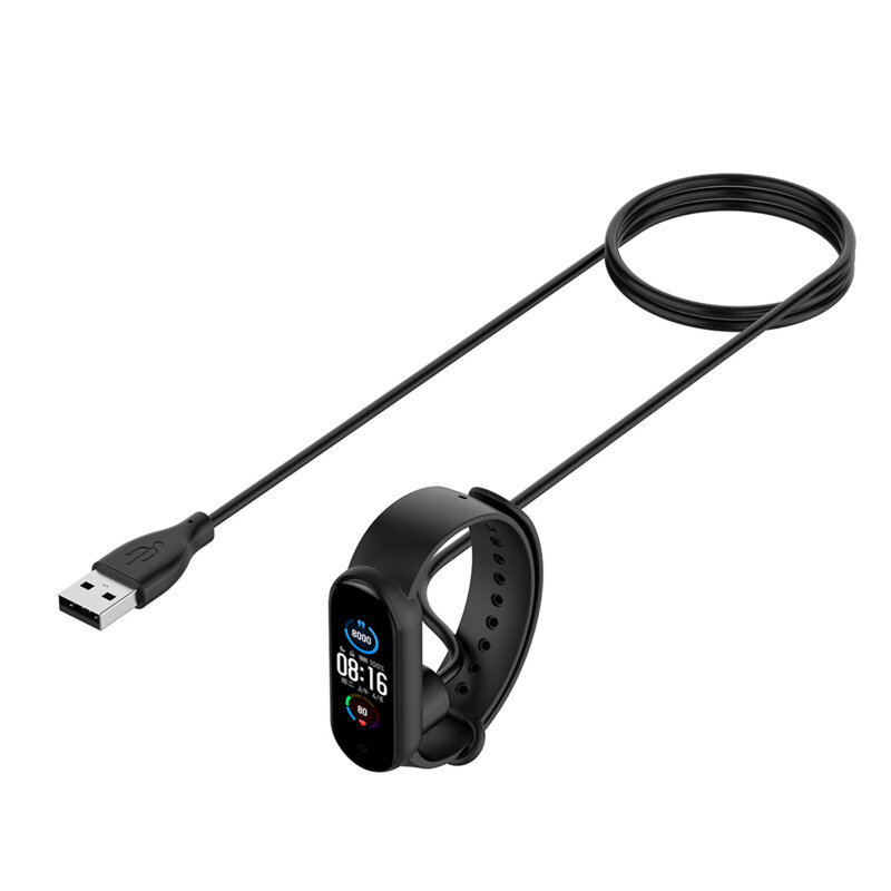 Incarcator Xiaomi Mi Band 6, cablu USB, 3.5W, 1m Techsuit, TXC1