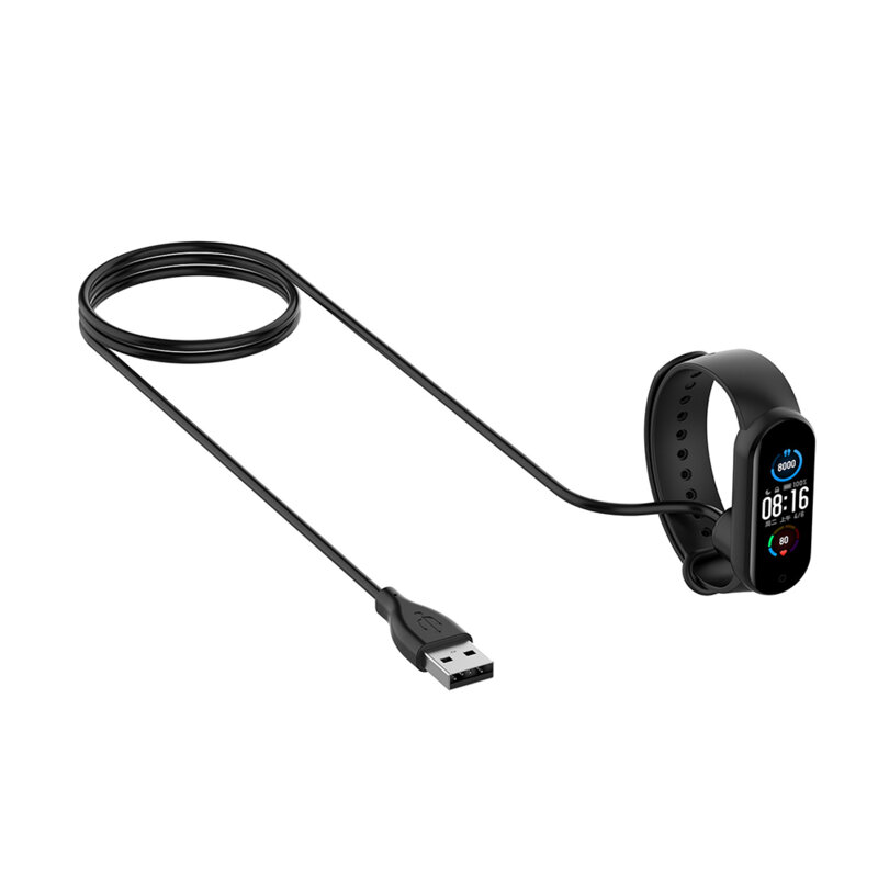 Incarcator Xiaomi Mi Band 6, cablu USB, 3.5W, 1m Techsuit, TXC1