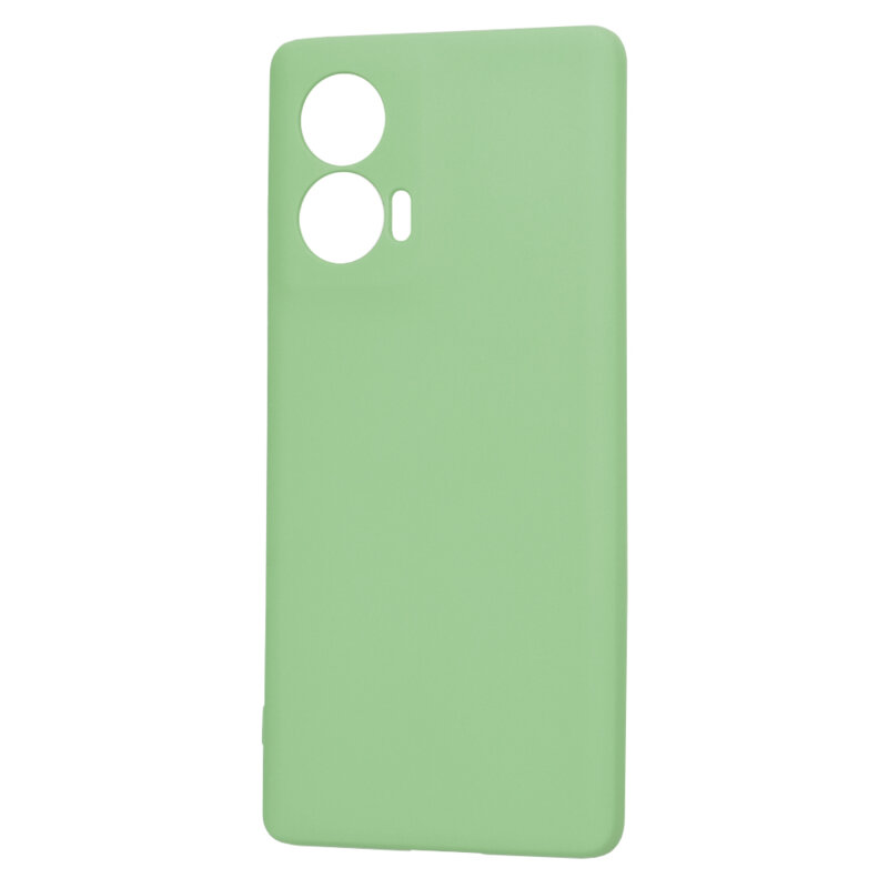 Husa silicon Motorola Edge 50 Fusion Techsuit SoftFlex, verde deschis