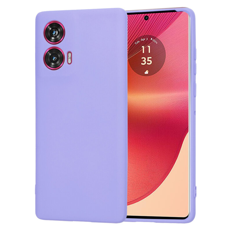 Husa silicon Motorola Edge 50 Fusion Techsuit SoftFlex, violet