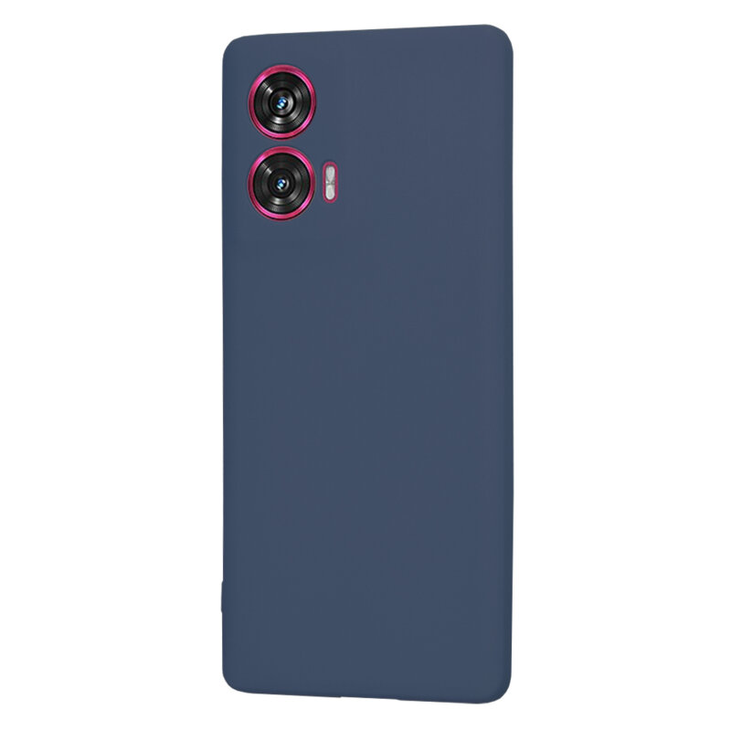 Husa silicon Motorola Edge 50 Fusion Techsuit SoftFlex, bleumarin