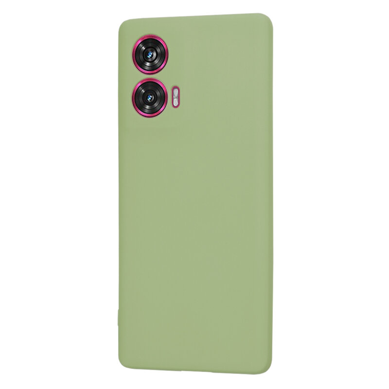 Husa silicon Motorola Edge 50 Fusion Techsuit SoftFlex, verde