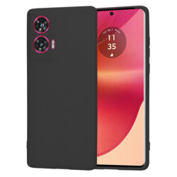 Husa silicon Motorola Edge 50 Fusion Techsuit SoftFlex, negru