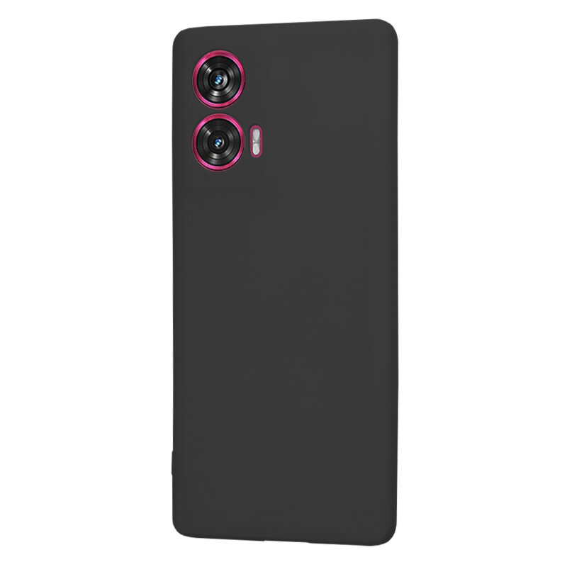 Husa silicon Motorola Edge 50 Fusion Techsuit SoftFlex, negru
