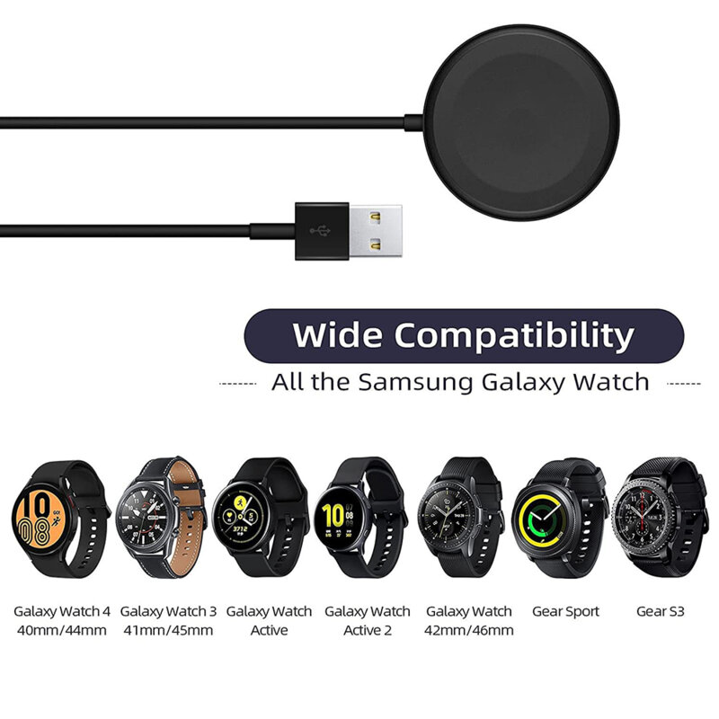 Incarcator Samsung Watch 6 Classic, 2.5W wireless cu cablu Techsuit TSC12