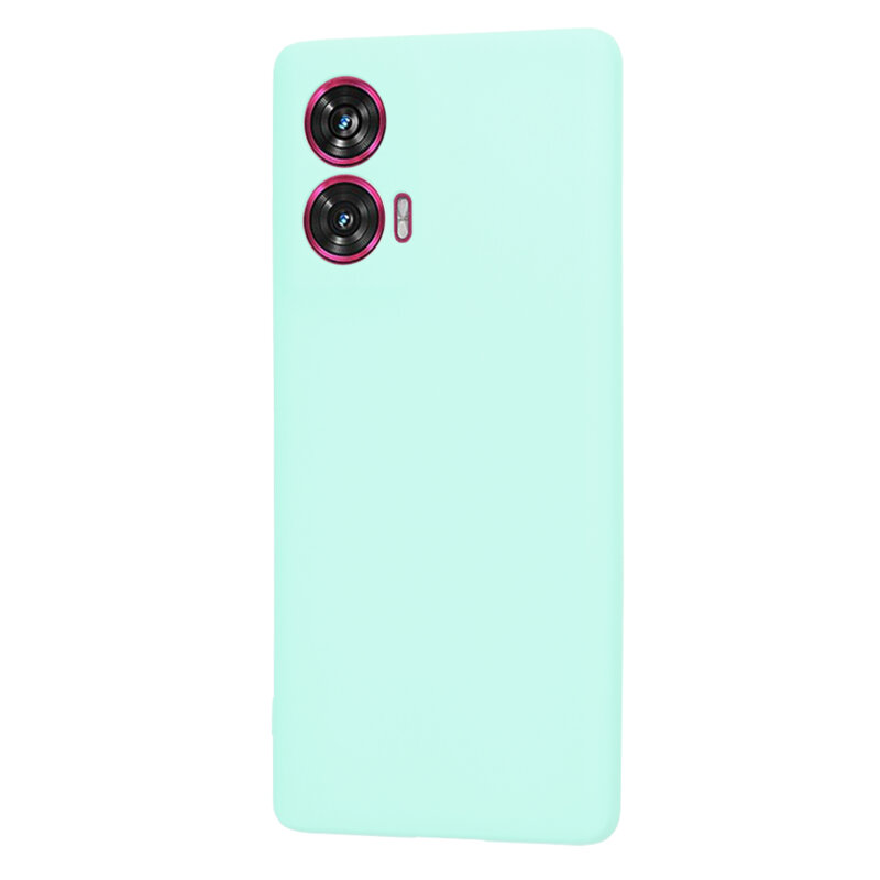 Husa silicon Motorola Edge 50 Fusion Techsuit SoftFlex, turcoaz
