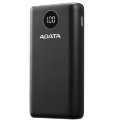 Power Bank Type-C, USB, 20000mAh Adata, AP20000QCD-DGT-CBK, negru