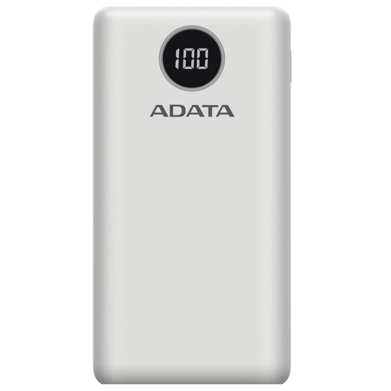 Power Bank Type-C, USB, 20000mAh Adata, AP20000QCD-DGT-CWH, alb