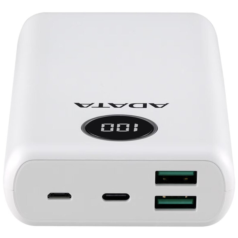 Power Bank Type-C, USB, 20000mAh Adata, AP20000QCD-DGT-CWH, alb