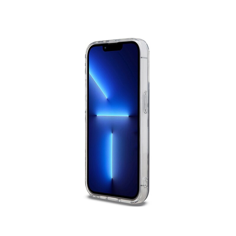 Husa iPhone 15 Pro DKNY IML Checkered Mono Pattern, negru, DKHCP15LHDLCEK