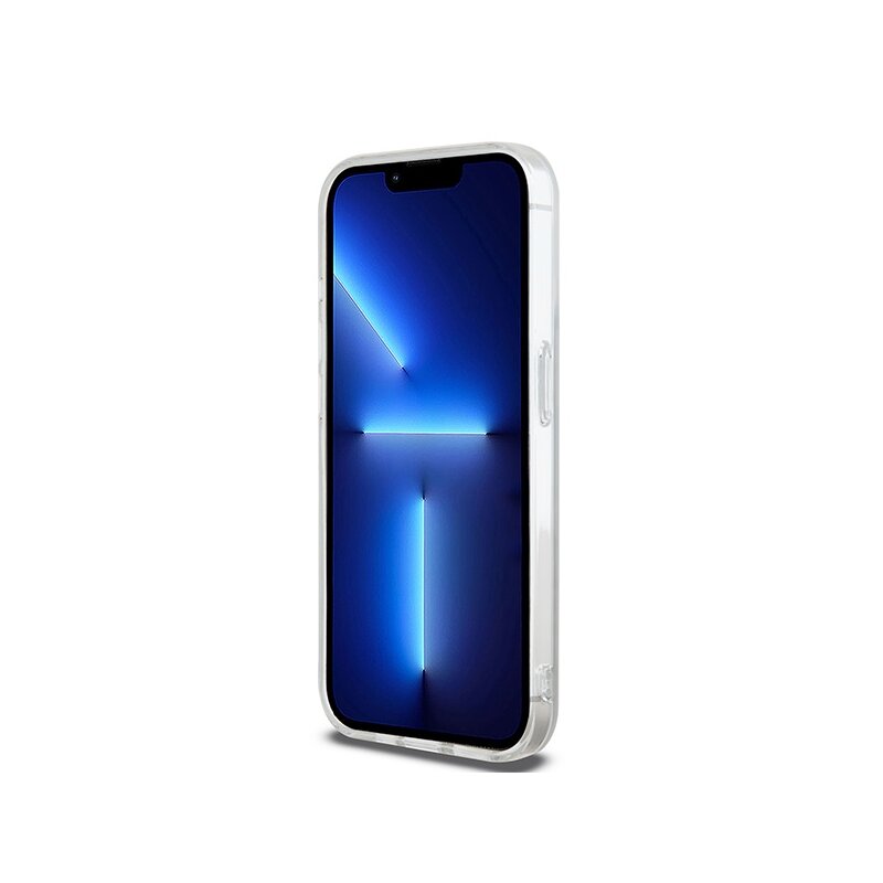 Husa iPhone 15 Pro Max DKNY IML Mono & Stripe MagSafe, bej, DKHMP15XHRHSEE