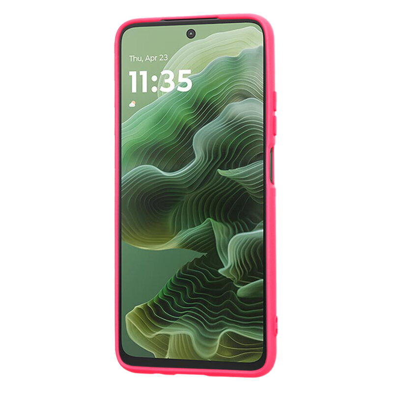 Husa silicon Motorola Moto G35 Techsuit SoftFlex, fucsia