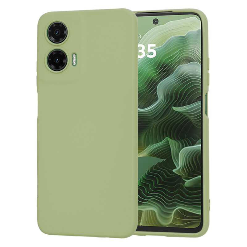 Husa silicon Motorola Moto G35 Techsuit SoftFlex, verde