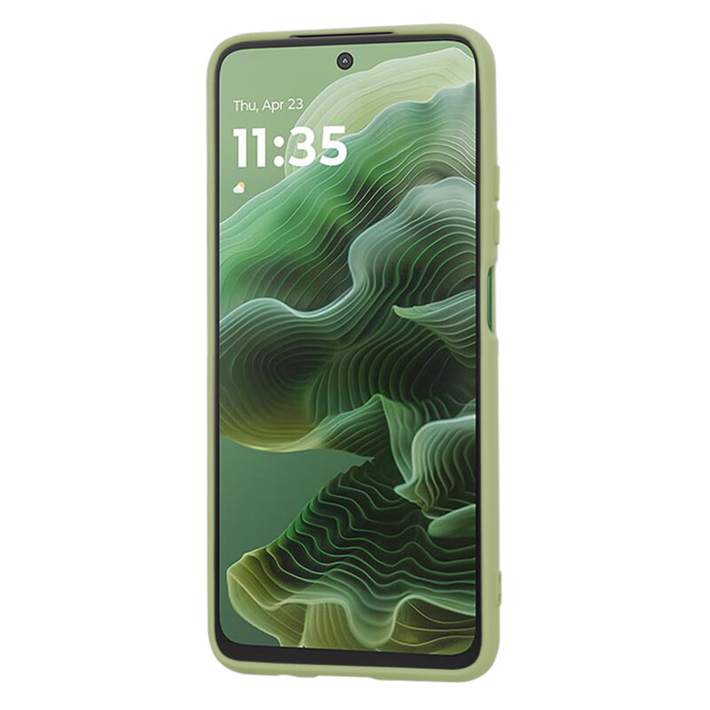 Husa silicon Motorola Moto G35 Techsuit SoftFlex, verde