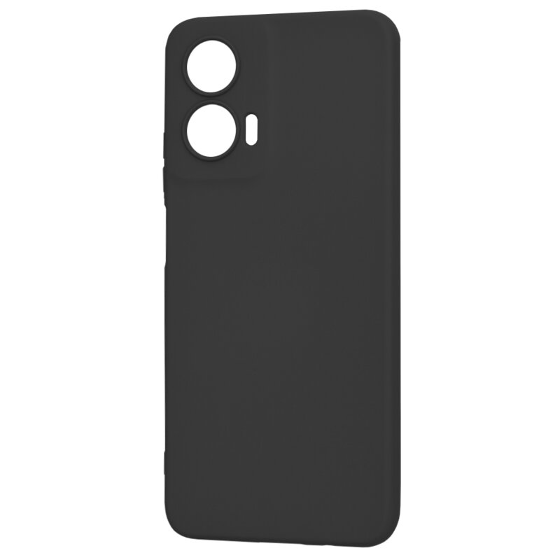 Husa silicon Motorola Moto G35 Techsuit SoftFlex, negru
