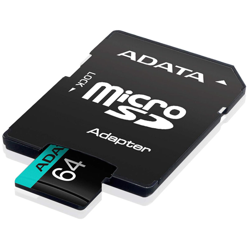 Card memorie 64GB Micro SDHC Adata 100MB/s, AUSDX64GUI3V30SA2-RA1