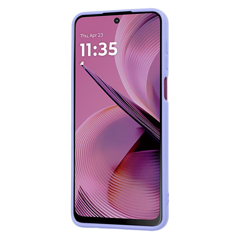 Husa silicon Motorola Moto G55 Techsuit SoftFlex, violet