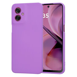 Husa silicon Motorola Moto G55 Techsuit SoftFlex, mov