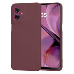 Husa silicon Motorola Moto G55 Techsuit SoftFlex, bordo