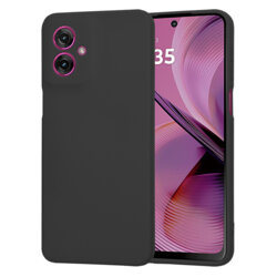 Husa silicon Motorola Moto G55 Techsuit SoftFlex, negru