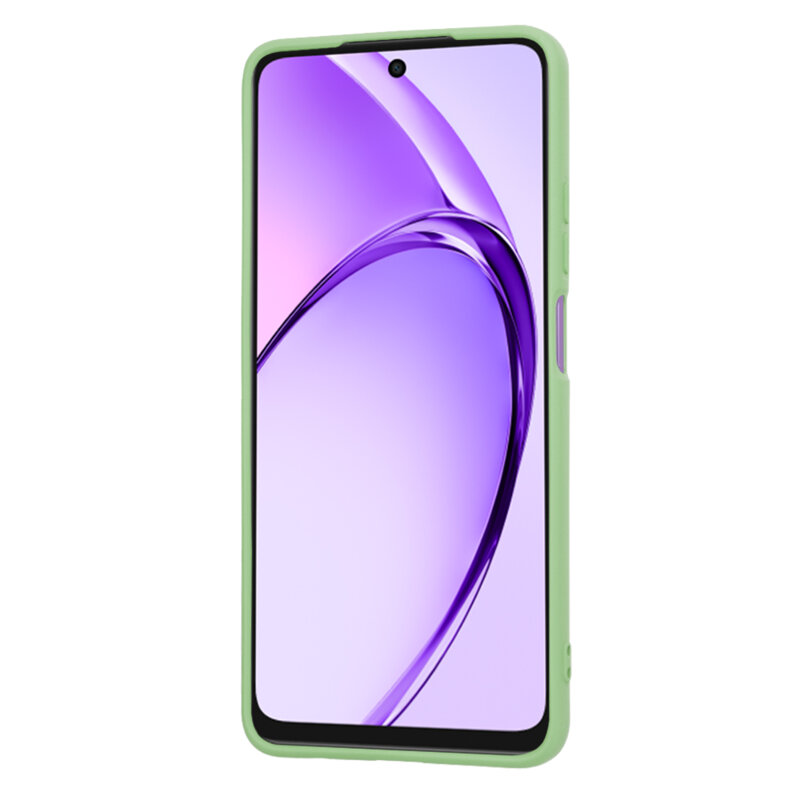 Husa silicon Oppo A40 4G Techsuit SoftFlex, verde deschis