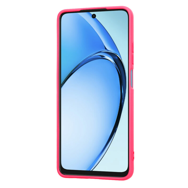 Husa silicon Oppo A60 5G Techsuit SoftFlex, fucsia