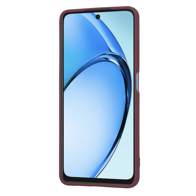 Husa silicon Oppo A60 5G Techsuit SoftFlex, bordo