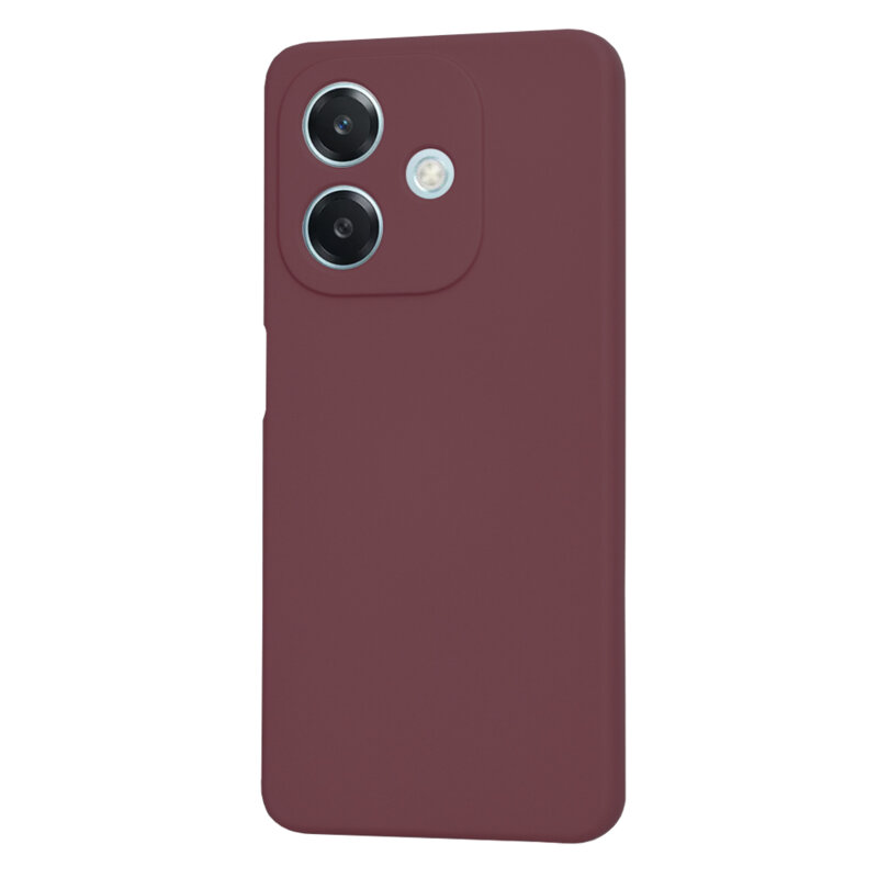 Husa silicon Oppo A60 5G Techsuit SoftFlex, bordo