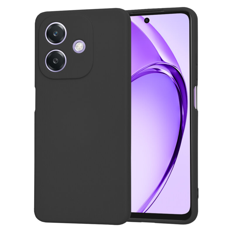 Husa silicon Oppo A40 4G Techsuit SoftFlex, negru