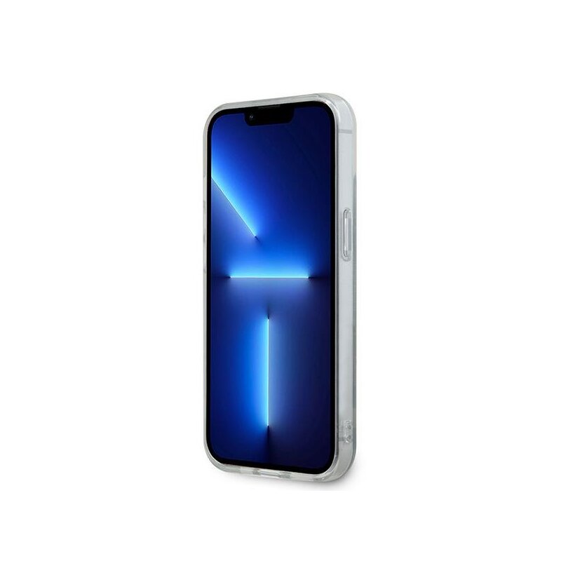 Husa iPhone 15 Plus DKNY IML Checkered Mono Pattern & Printed Stripes MagSafe, negru, DKHMP15MHCPTSK