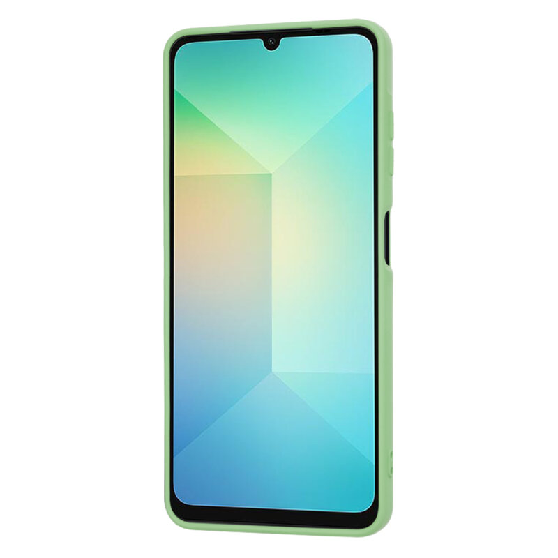 Husa silicon Samsung Galaxy A06 Techsuit SoftFlex, verde deschis