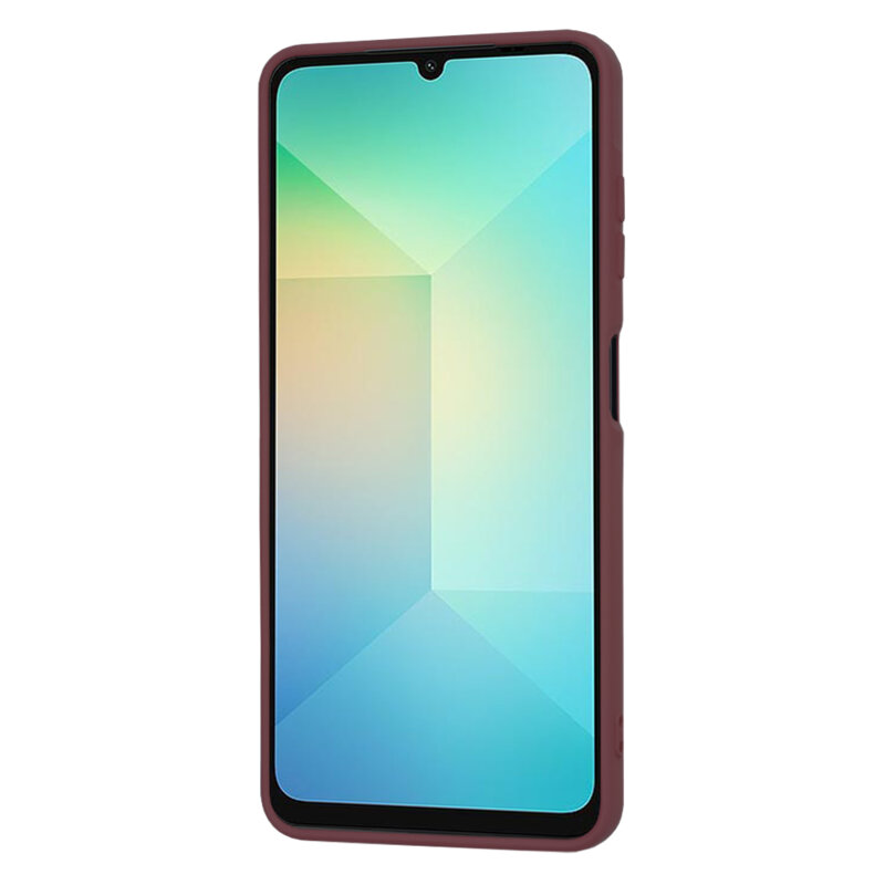 Husa silicon Samsung Galaxy A06 Techsuit SoftFlex, bordo