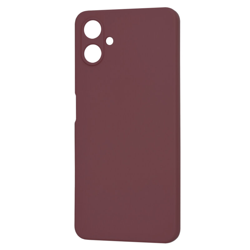 Husa silicon Samsung Galaxy A06 Techsuit SoftFlex, bordo