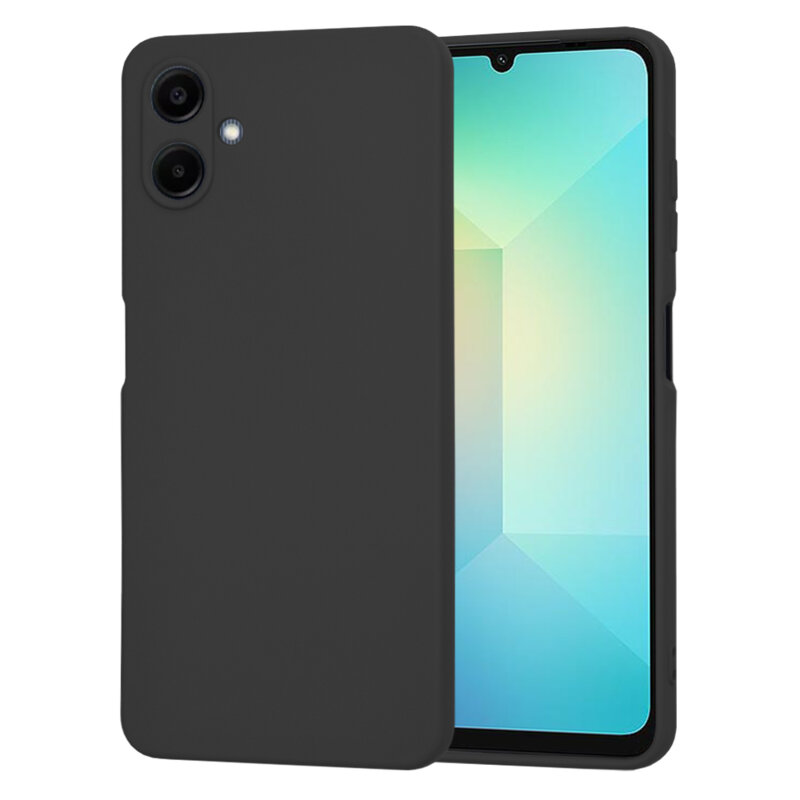 Husa silicon Samsung Galaxy A06 Techsuit SoftFlex, negru