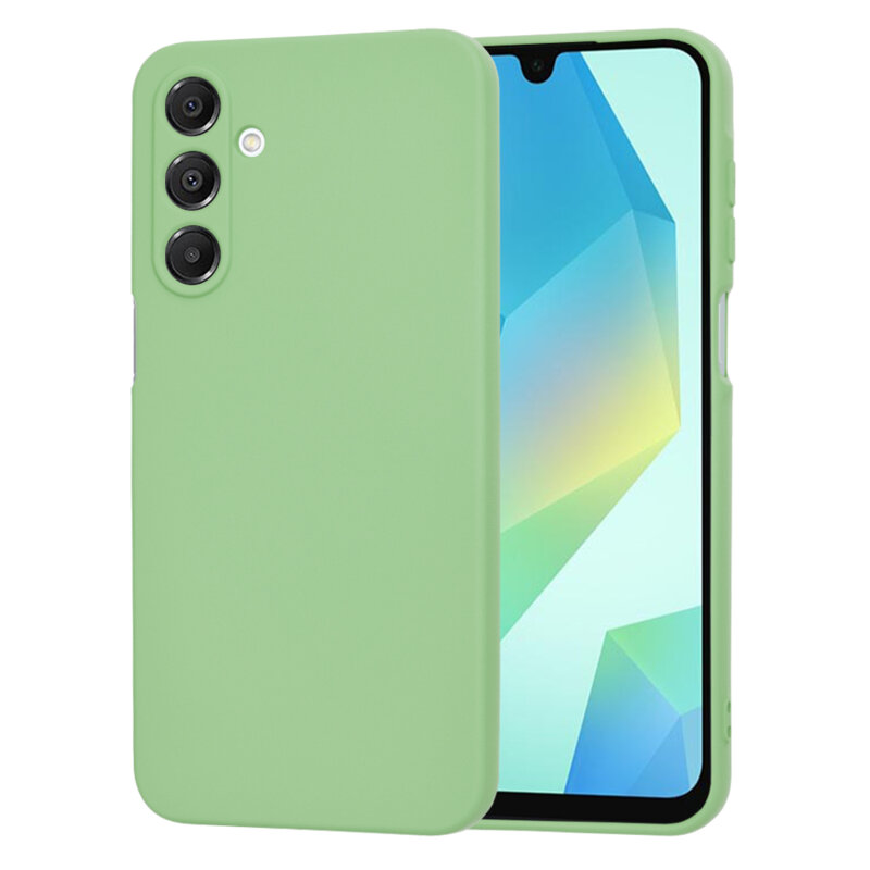 Husa silicon Samsung Galaxy A16 5G Techsuit SoftFlex, verde deschis