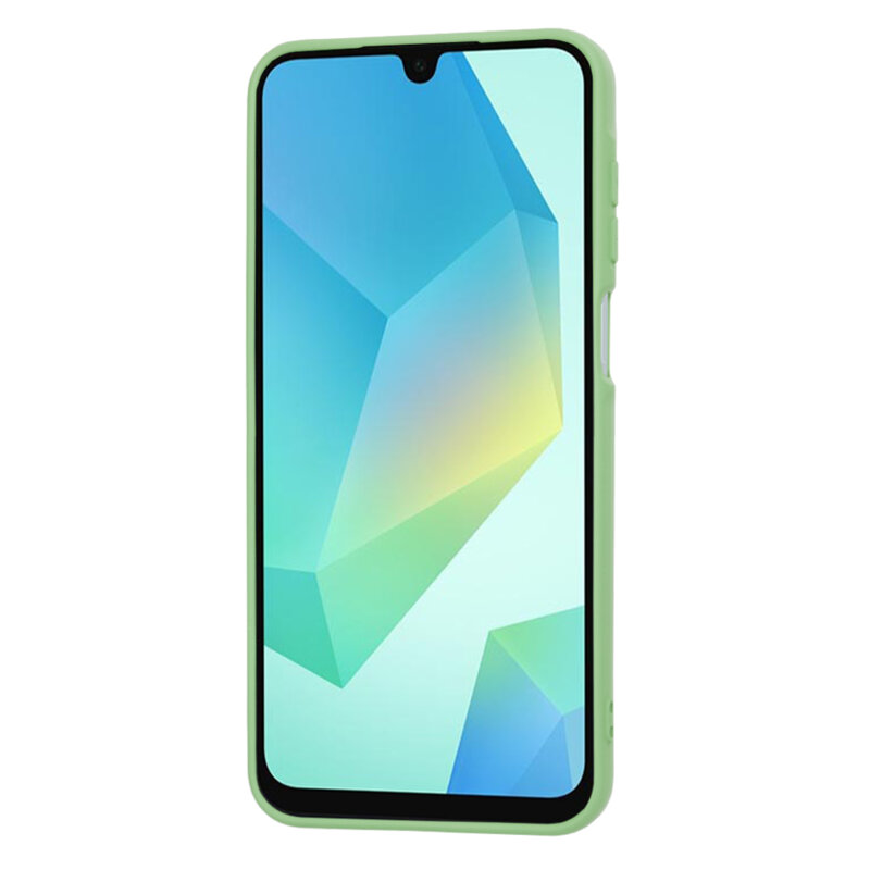 Husa silicon Samsung Galaxy A16 5G Techsuit SoftFlex, verde deschis