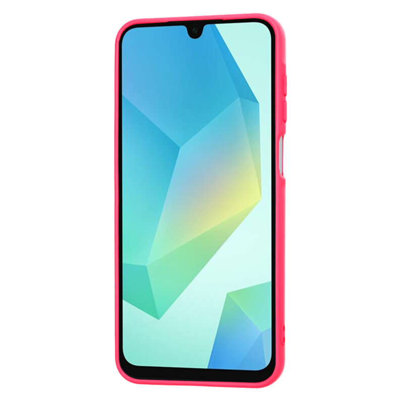 Husa silicon Samsung Galaxy A16 5G Techsuit SoftFlex, fucsia
