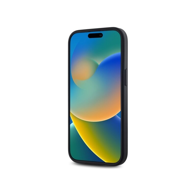 Husa iPhone 15 Plus DKNY Hardcase Plain Logo MagSafe, negru, DKHMP15MPSCMCLK