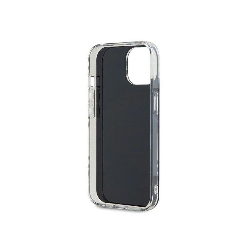 Husa iPhone 15 DKNY IML Checkered Mono Pattern, negru, DKHCP15SHDLCEK