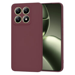 Husa silicon Xiaomi 14T Techsuit SoftFlex, bordo